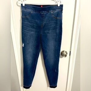 Spanx Large Denim Leggings- Skinny, High Waist